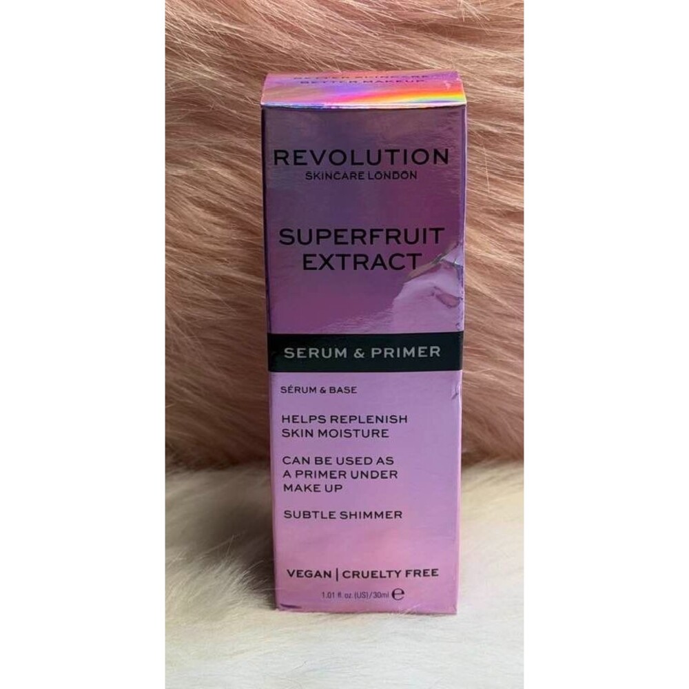 Revolution Superfruit Extract Serum & Primer Hydrating Makeup Base NEW